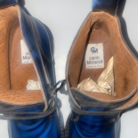 Men’s Carlo Morandi Platform Shoe Made In Italy Sz 43(9) - Picture 7 of 8